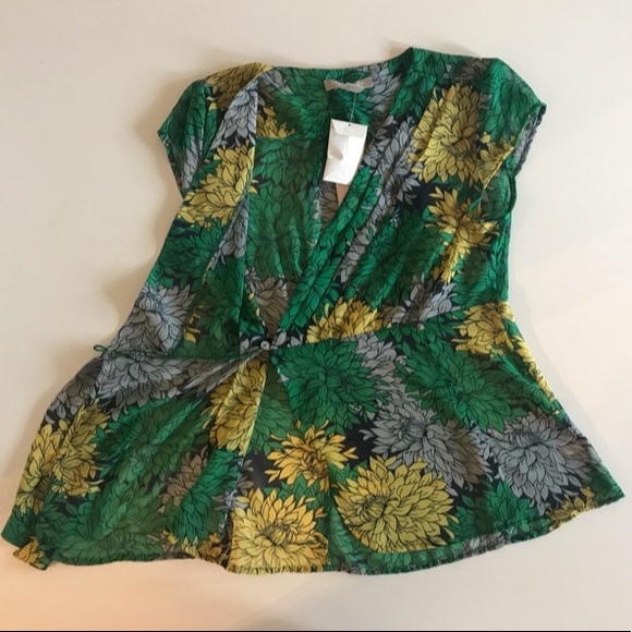 🎃NWT Banana Republic Blouse- Petite Exclusive Small - Picture 3 of 5